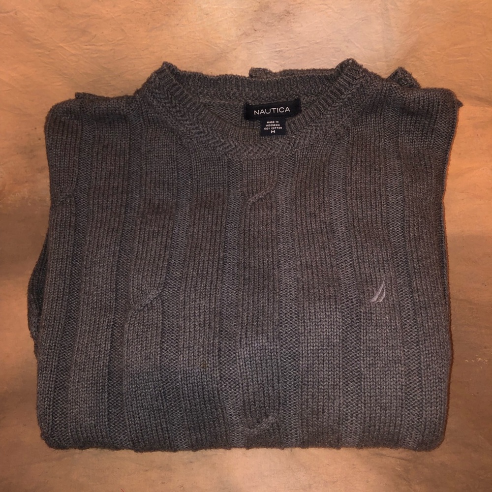 Men’s Medium Grey Nautica Sweater